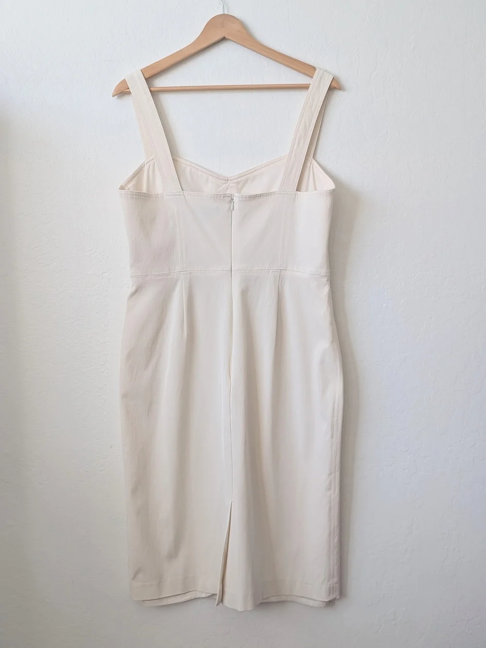 J. Crew Tailored Classic Mini Dress in Cream Size 14 - Like new!
